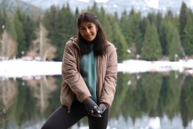 开云体育要一倍流水UBC材料工程专业的学生Debalina Saha对着镜头微笑。